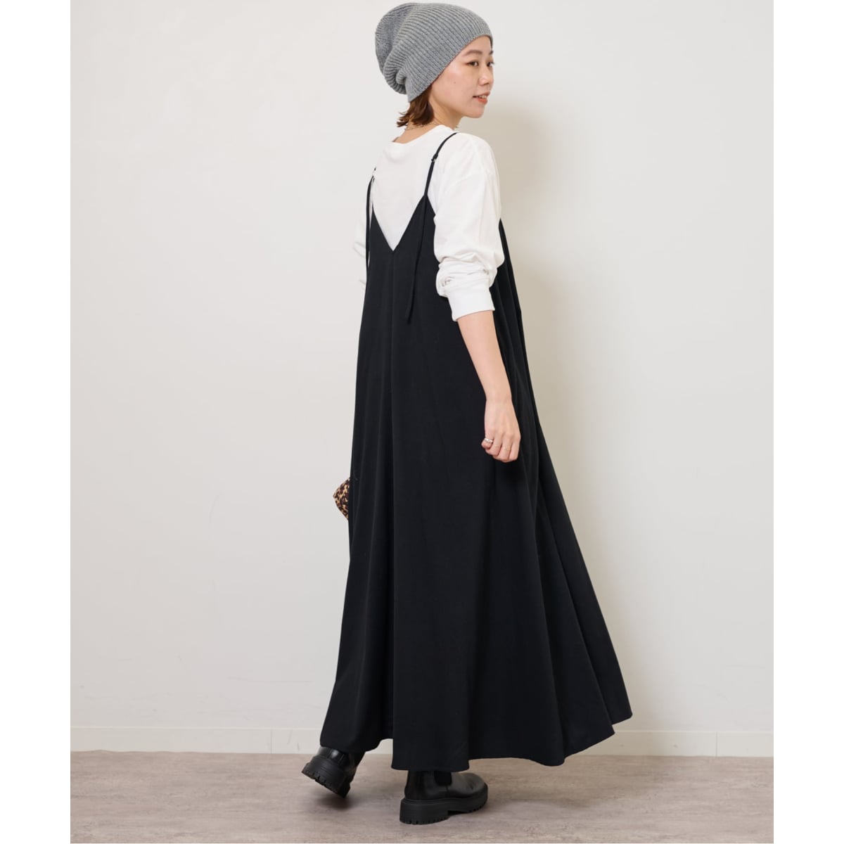 ウォッシャブルブラッシュロングキャミワンピース | ジャーナル