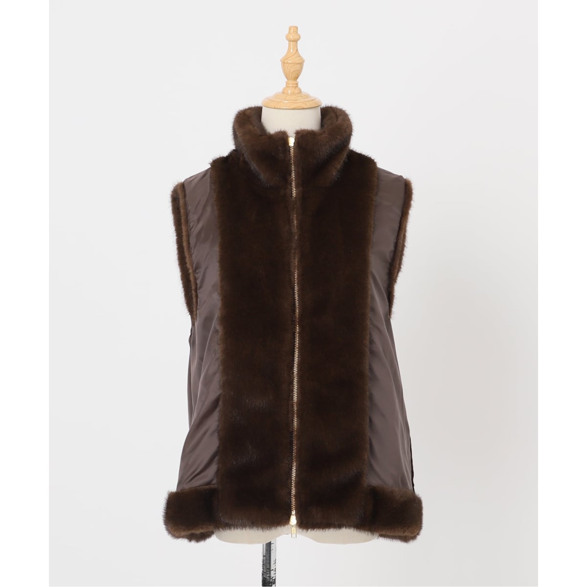 スタンドカラーファーベスト | ジャーナルスタンダード レリューム