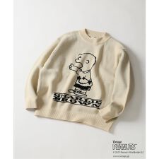 《予約》PEANUTS / ピーナッツ 別注 ダブル ジャガードニット