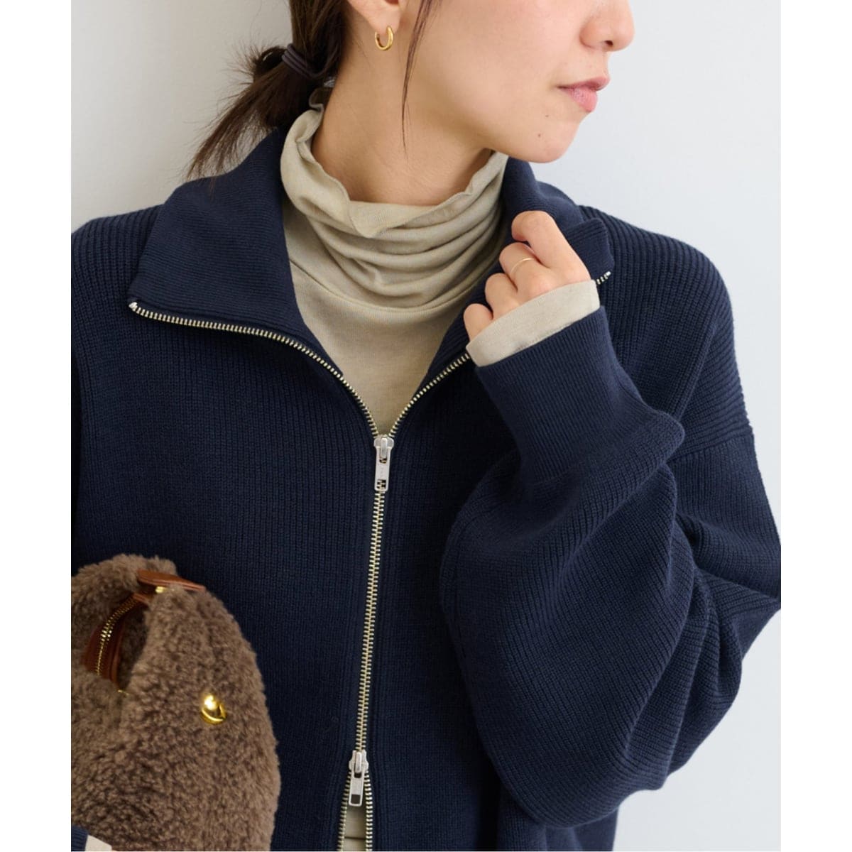 ワッフルボーダー襟付きプルオーバー | ジャーナルスタンダード