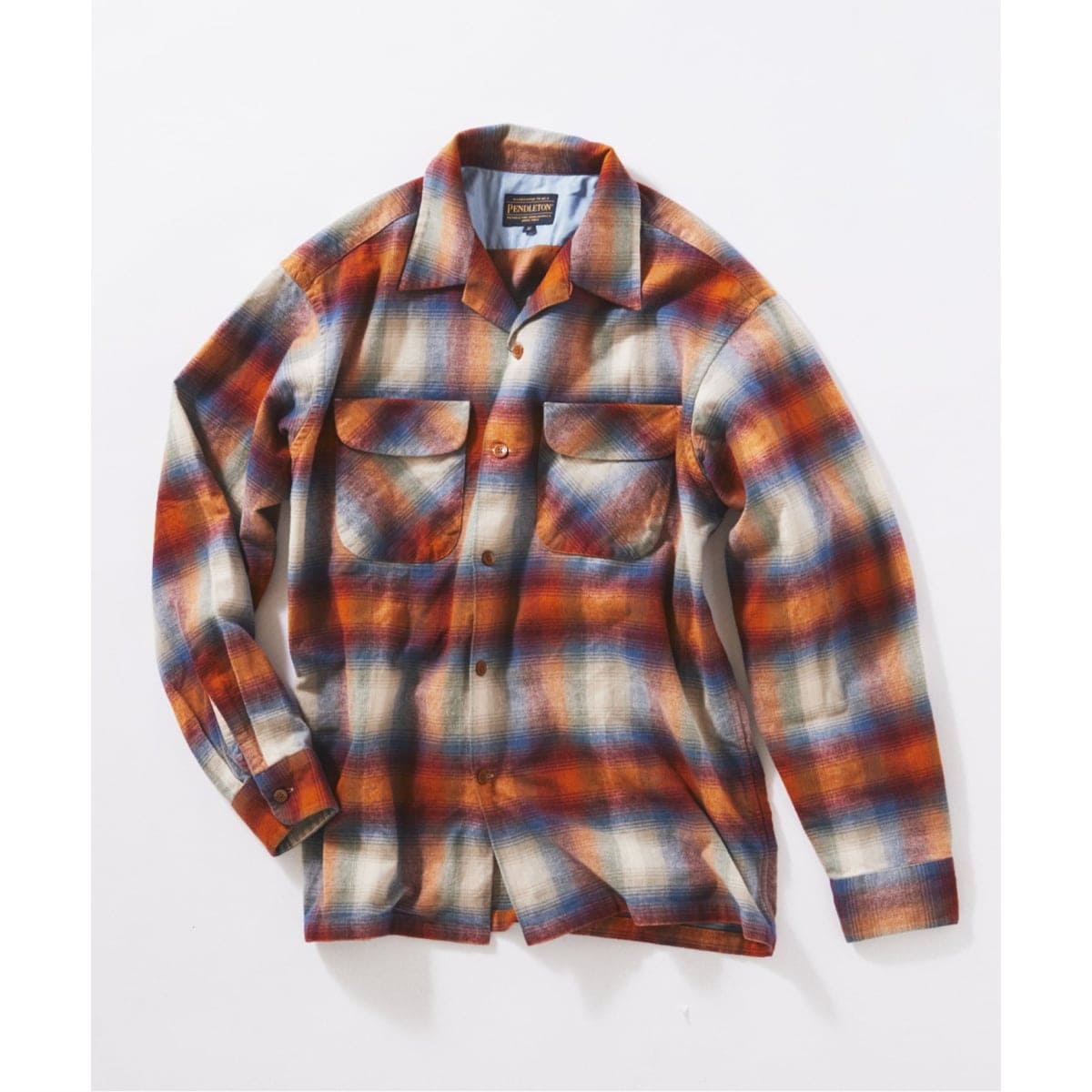 PENDLETON / ペンドルトン コットンシャギー オープンカラーシャツ PENDLETON / ペンドルトン 別注コットンシャギー オープンカラー