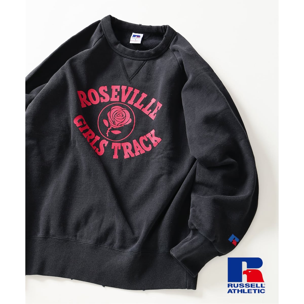 ジャーナルスタンダード レリューム　RUSSELL ATHLETIC / ラッセル アスレティック 別注 プリントスウェット