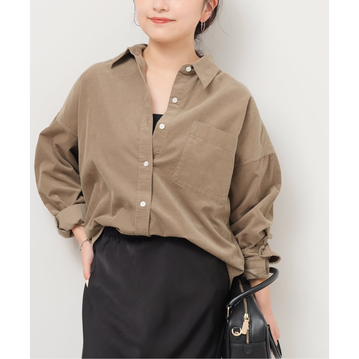 追加》コットンカットワーク刺繍開襟シャツ | ジャーナル