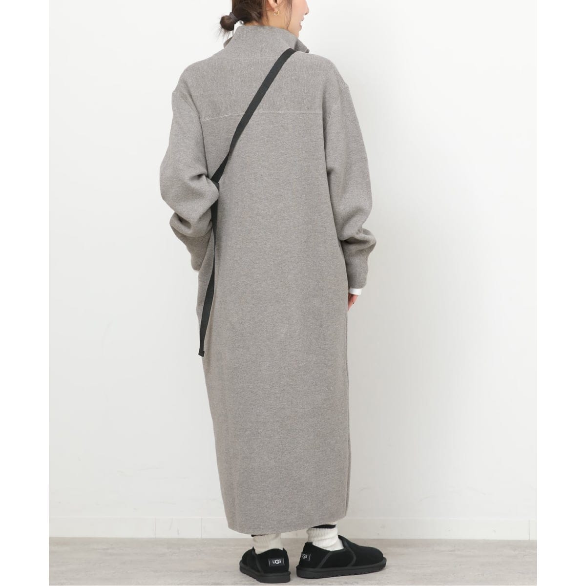 ジャーナルスタンダード　[WEB限定]スウェットライクハーフジップワンピース JOURNAL STANDARD relume｜《WEB限定追加》スウェットライクハーフ