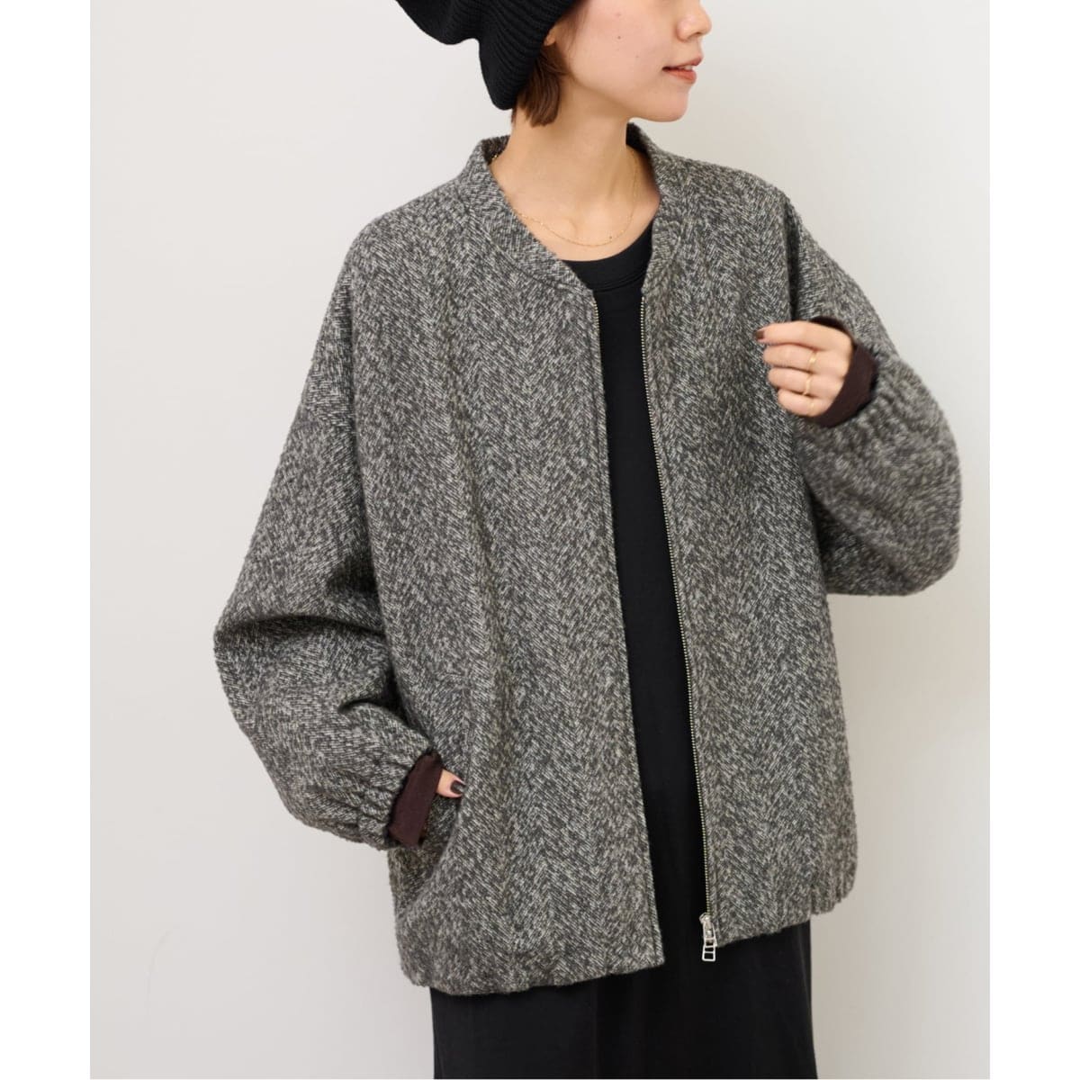 モヘヤミックスシャギーショートコート | ジャーナル
