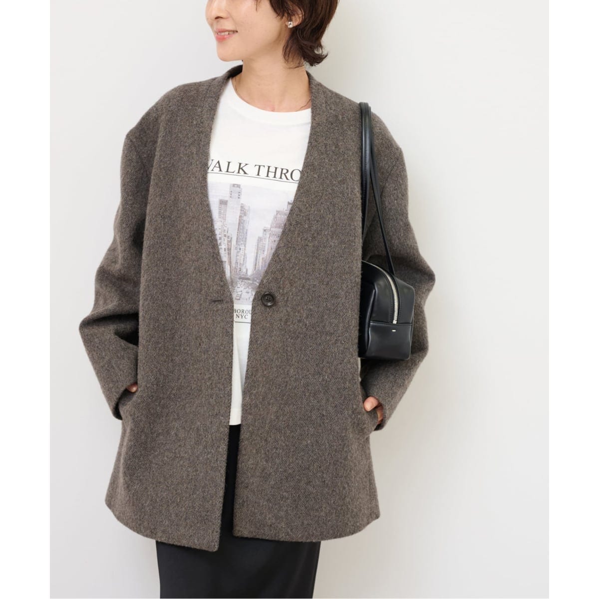 JOURNALSTANDARD relumeモヘヤミックスシャギーショートコート JOURNALSTANDARD relumeモヘヤミックスシャギーショートコート