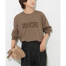 《WEB限定》チェーン刺繍ロングスリーブTEE