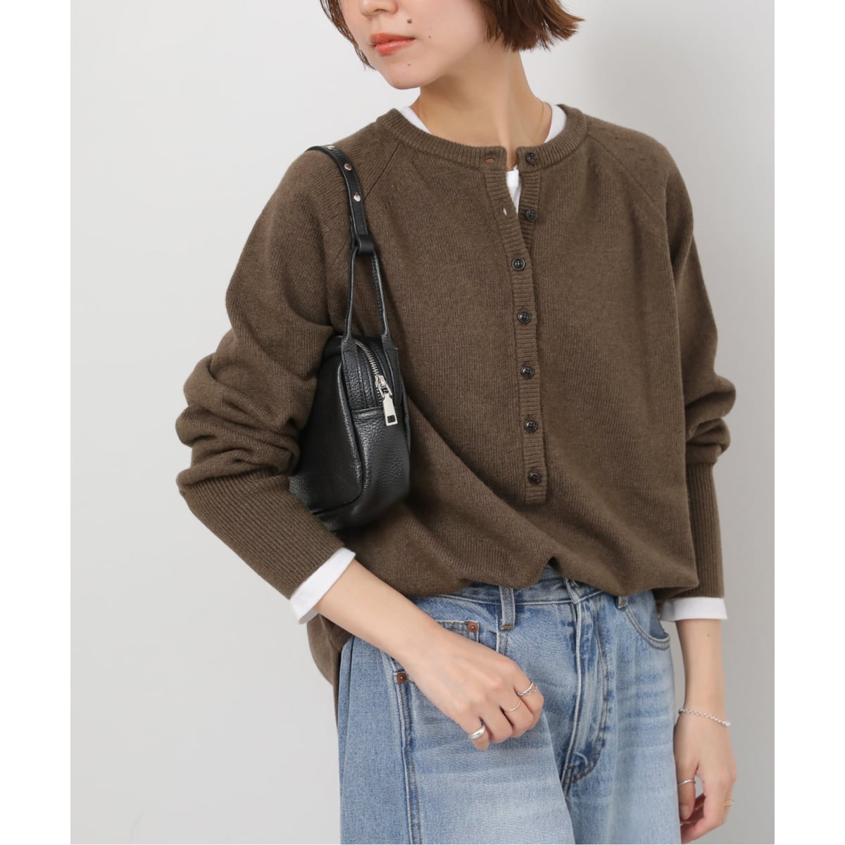 ビッグボタン ポロシアーニット | スピック＆スパン(Spick and Span