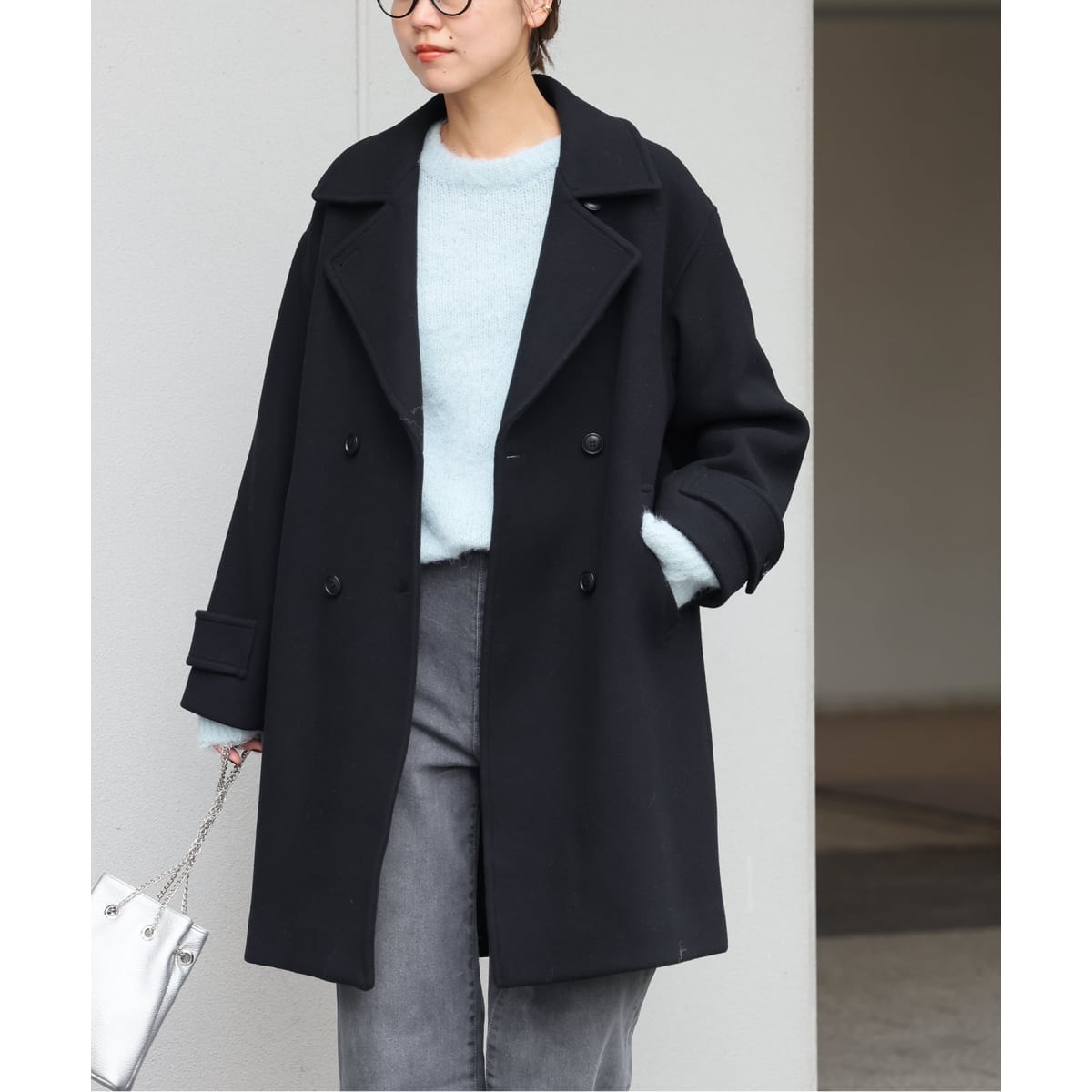 ジャーナルスタンダード　MANTECOダブルクロスPコート MANTECOダブルクロスPコート | ジャーナルスタンダード(JOURNAL