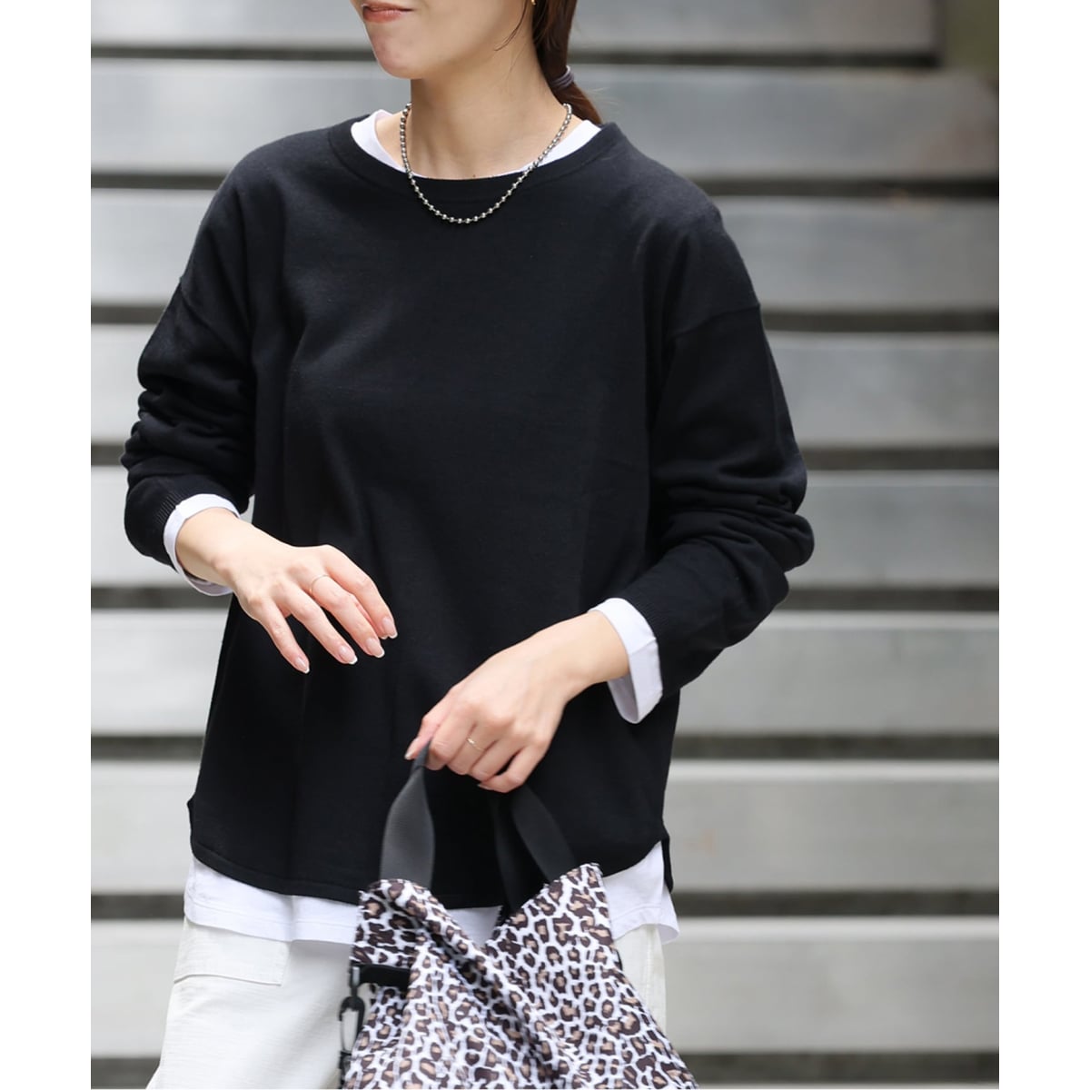 追加2》［2枚セット］3WAYレイヤードヘンリープルオーバー