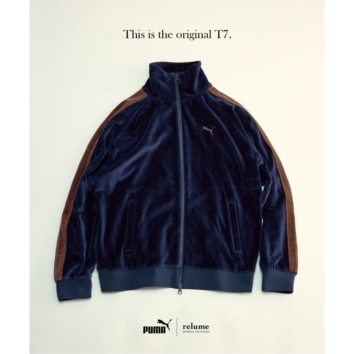 WEB限定追加予約》PUMA / プーマ 別注 ”T7” ベロア トラックジャケット