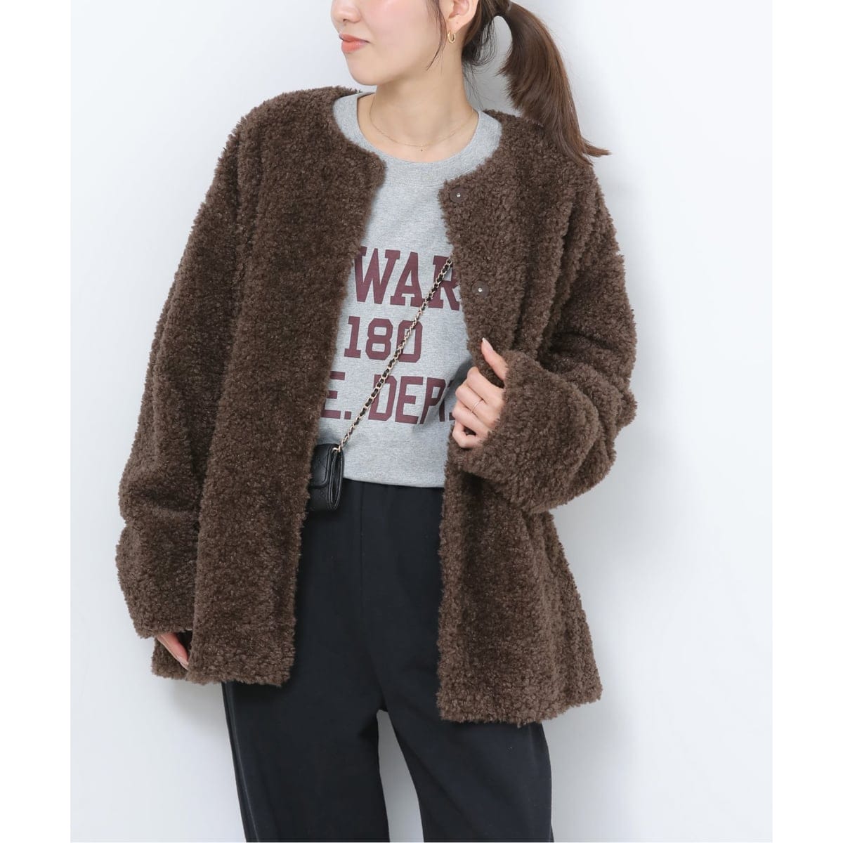 ウールナイロンリバーオーバーサイズジャケットコート | ジャーナル