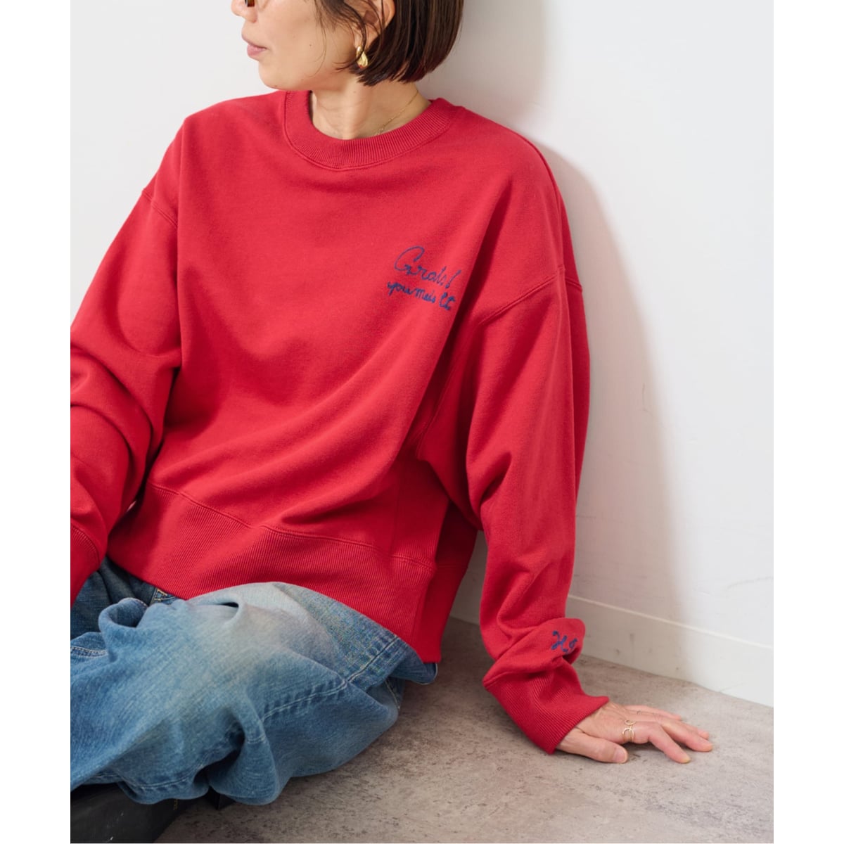 追加》刺繍ロゴスウェット | ジャーナルスタンダード レリューム