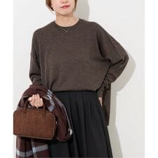 《一部WEB限定追加4》BiellaYarnワイドクルーネックプルオーバー