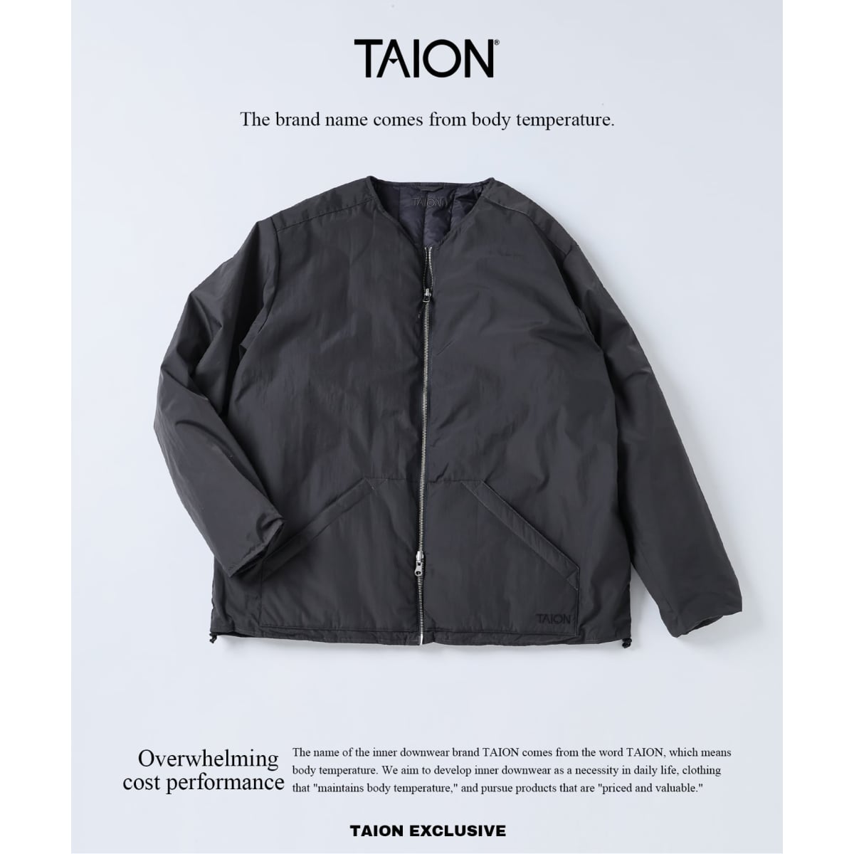 YSTRDY'S TMRRW / イエスタデイズトゥモロウ】 NYLON POPLIN ライナー