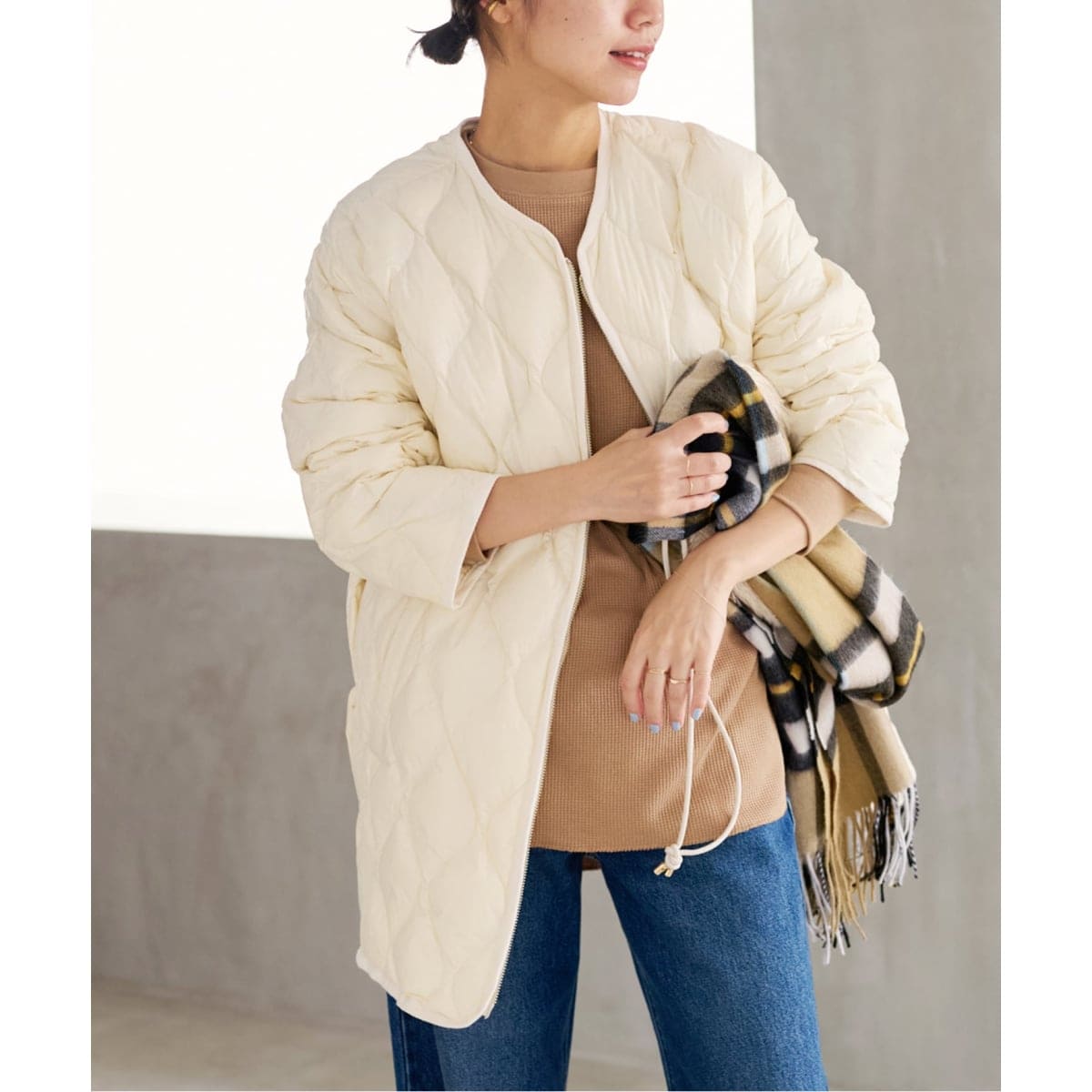 洗えるリネン100％】ウォッシャブルペーパーリネンブルゾン