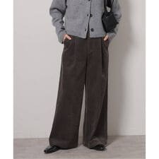 《追加2》ウォッシャブルコーデュロイタックワイドパンツ