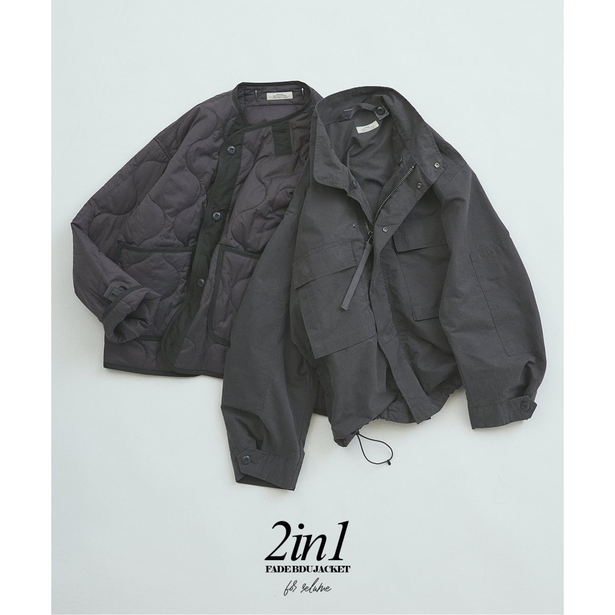 YSTRDY'S TMRRW / イエスタデイズトゥモロウ】 NYLON POPLIN ライナー