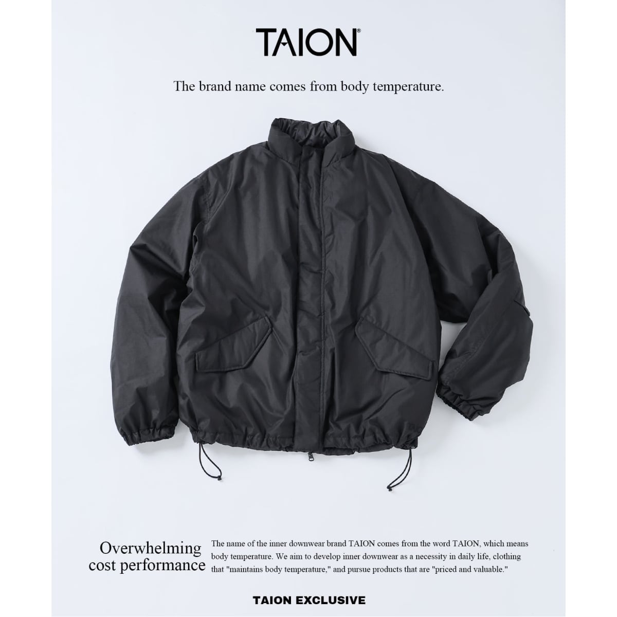 WEB限定予約》TAION / タイオン 別注 リバーシブル ショートモッズ
