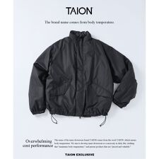 WEB限定》TAION / タイオン 別注 リバーシブル ショートモッズ ダウン 