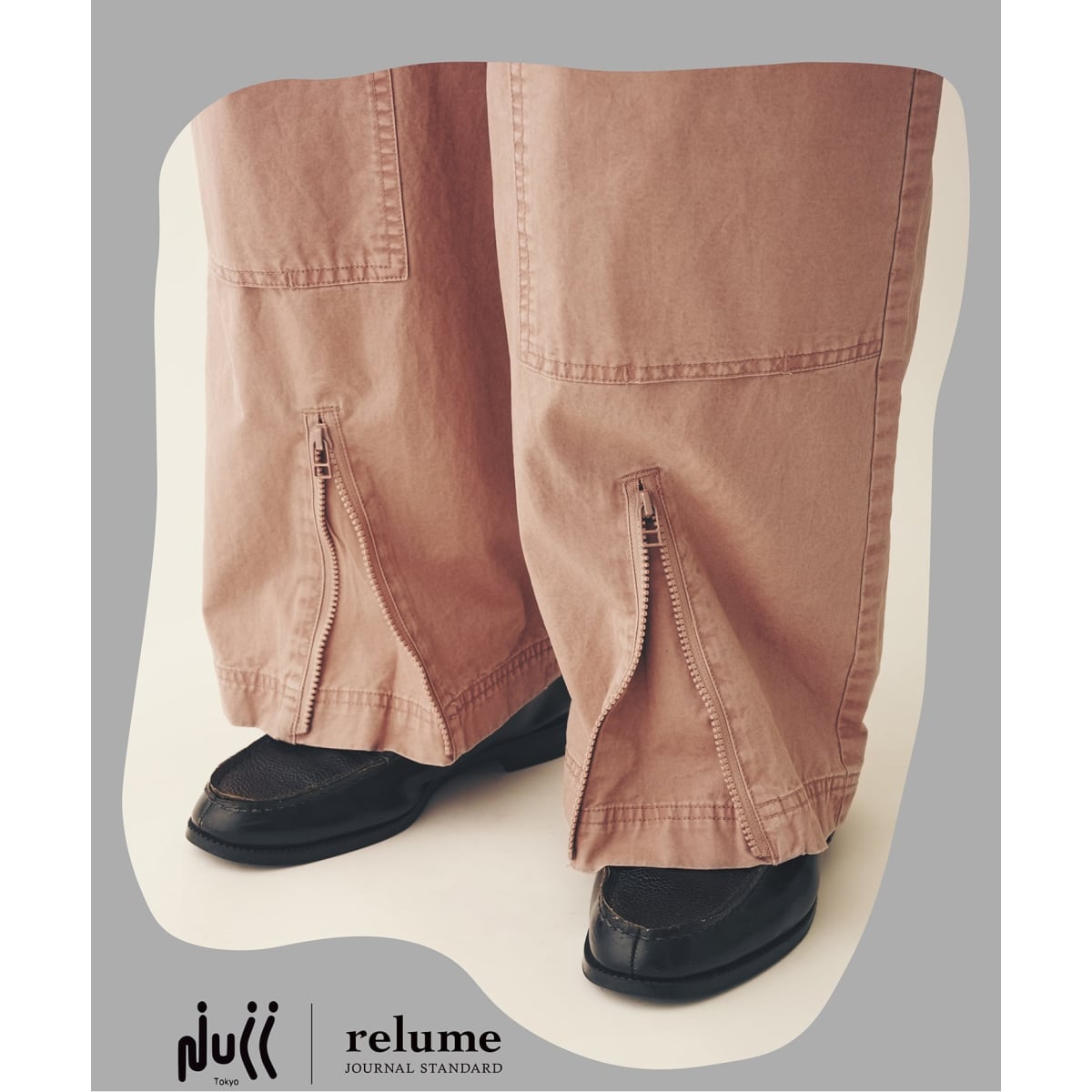 TRISECT2 / フランネル ヘム ワイド トラウザー パンツ | ジャーナル