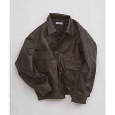 フェイクレザー フライトジャケット