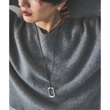 《WEB・一部店舗限定》【relume×Fujiwara】革紐ペンダントネックレス