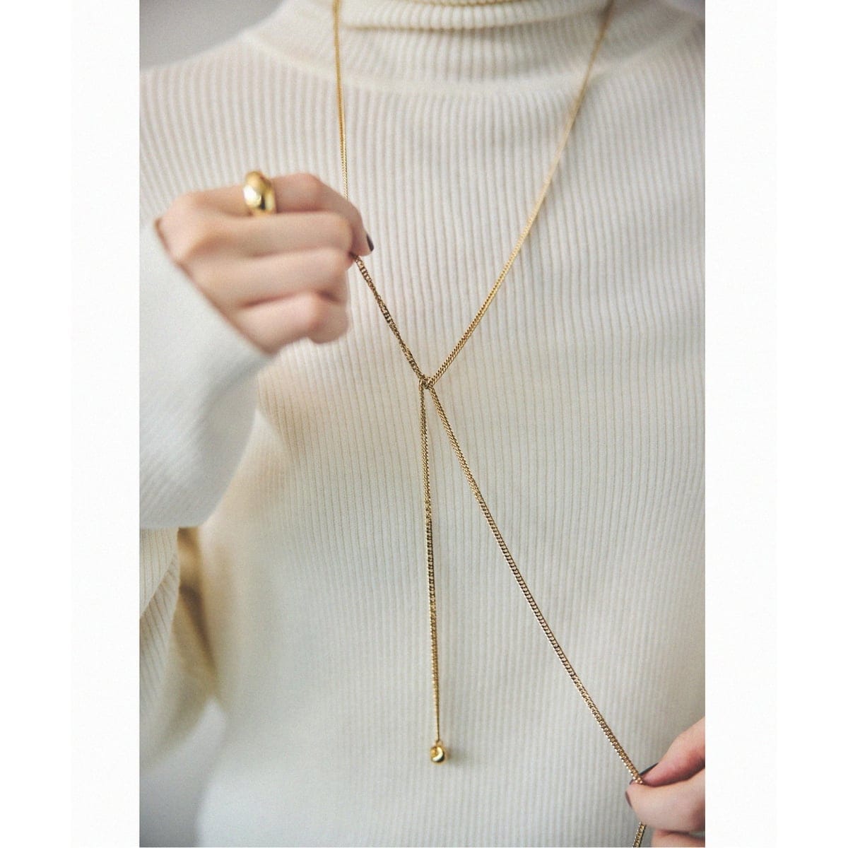 WEB限定追加》UCALYPT/ユーカリプト メタルパーツロングネックレス 12