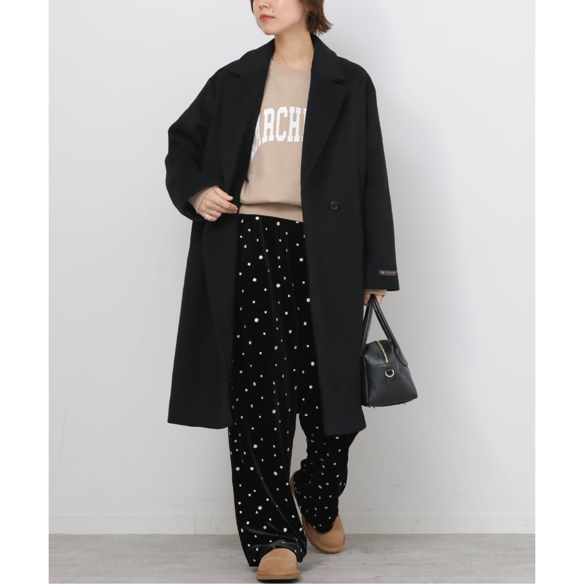 ECO WOOL ダブルブレストコート | スローブ イエナ(SLOBE IENA