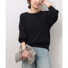 ［26SS新作］テープヤーンニュアンスプルオーバー