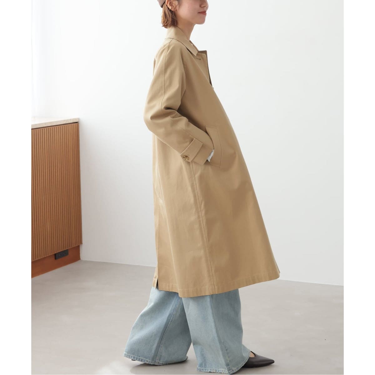 追加予約》スーピマコットンステンカラーコート | ジャーナル