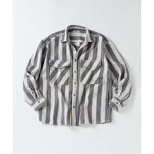 ドビーストライプ CPO シャツブルゾン