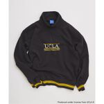 UCLA×relume ヴィンテージ加工スウェット/ハーフジップ・ヘンリー 