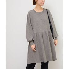 《WEB限定追加》ウォッシャブルペプラムチュニック