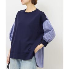 ［26SS新作］【TORRAZZO DONNA/トラッゾドンナ】ドッキングプルオーバー