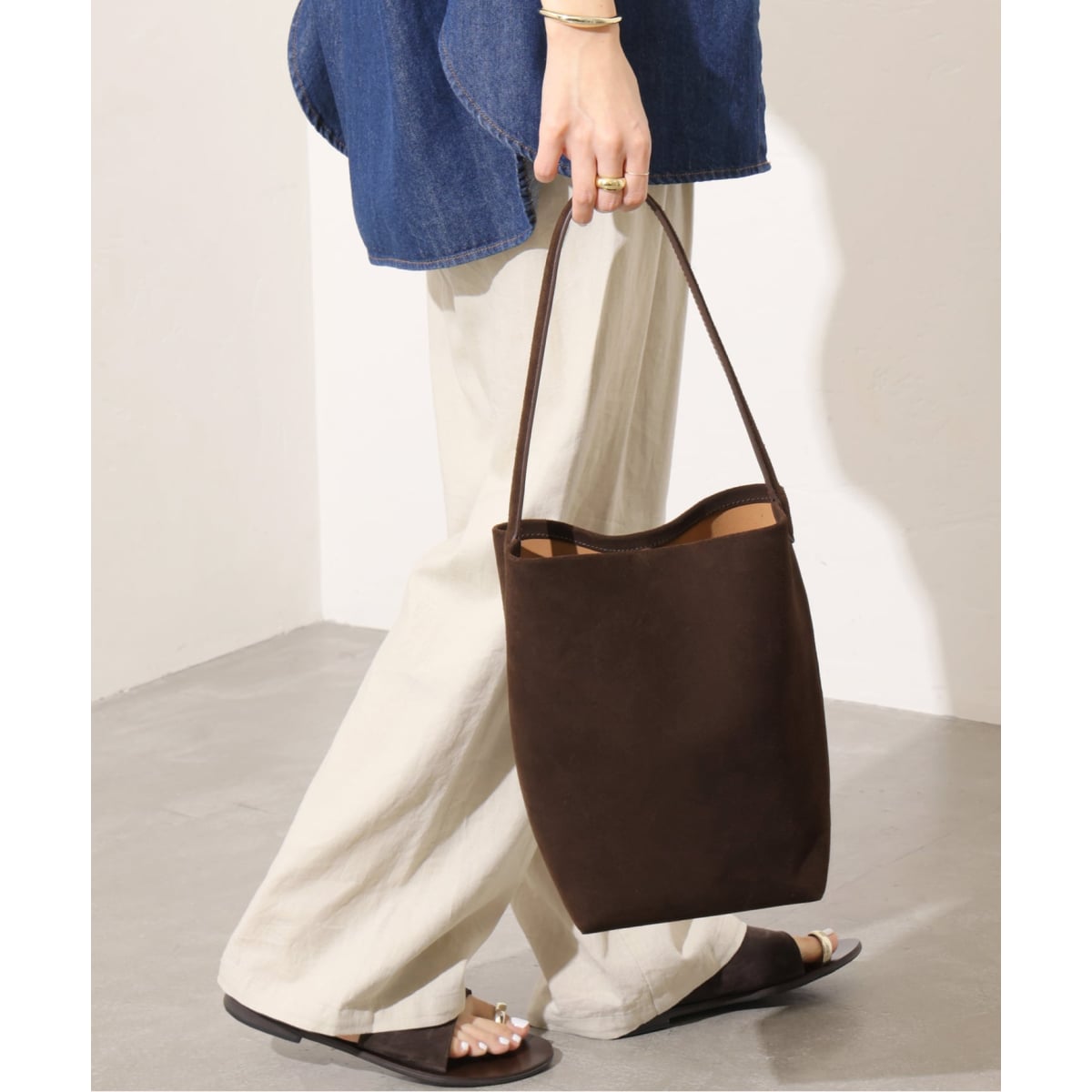 26SS新作］【MODA LUXE/モーダリュクス】 スウェードワンショルダー