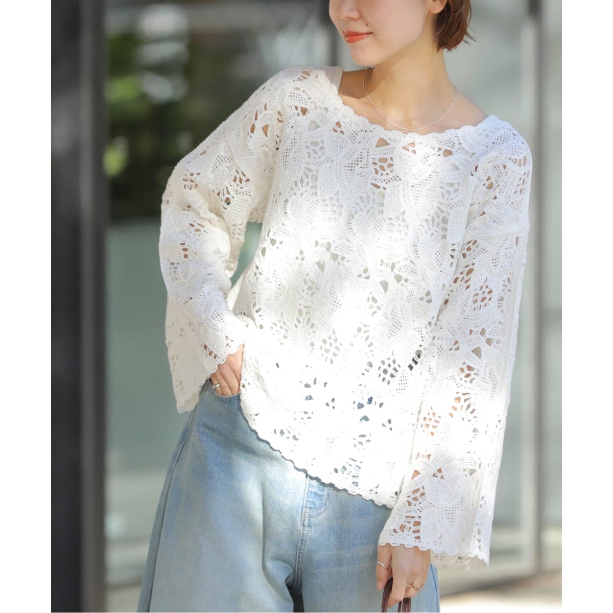 JOURNAL STANDARD relumeエンブロイダリークロシェレースプ JOURNAL STANDARD relume｜エンブロイダリークロシェレースプル