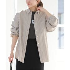 ［26SS新作］スーピマコットンストライプシャツ