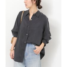 ［26SS新作］キュプラオーバーサイズシャツ