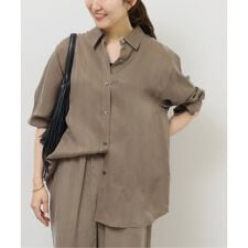 ［26SS新作］キュプラオーバーサイズシャツ