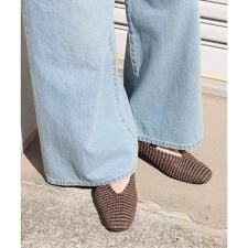 ［26SS新作］RELUME メッシュスクエアパンプス