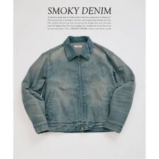 《予約》スモーキーデニム 11oz ジップブルゾン