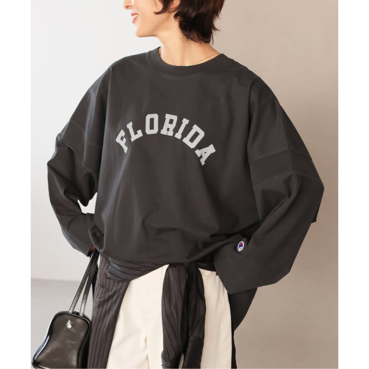[�}���C]�ʒ��yChampion/�`�����s�I���z16s/1 Jersey L/S Bleach Wash�F�J�b/�W���[�i���X�^���_�[�h �������[���iJOURNAL STANDARD relume�j �u���b�N A