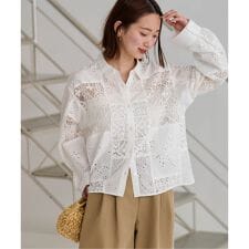 《追加》パッチワークレースショートシャツ