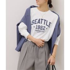 ラグランスリーブカレッジロングスリーブTEE