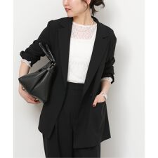 ［UVカット / 防シワ］ウォッシャブルストレッチテーラードジャケット