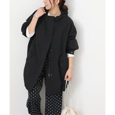 《予約》［手洗い可］撥水ナイロンフーディーブルゾン