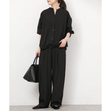 《一部WEB限定》［2点セット］メランジツイルセットアップ