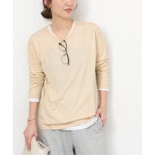 《追加予約》シアークルーネックロングTシャツ