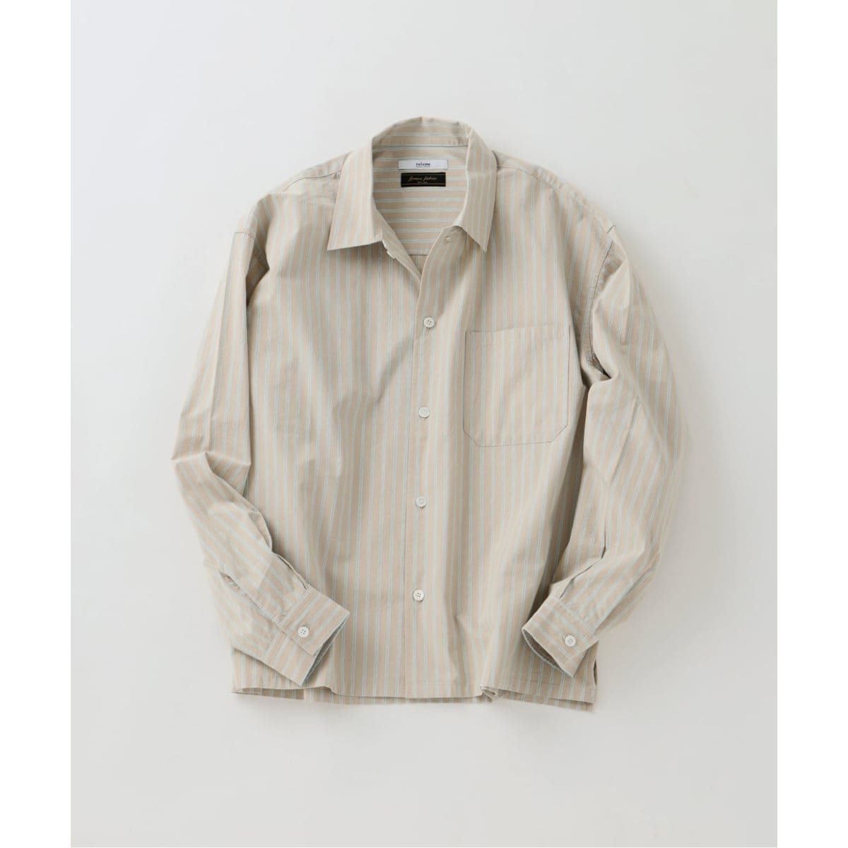 JAMES FABRIC / ジェームスファブリック ボックスシルエットシャツM JAMES FABRIC / ジェームスファブリック ボックスシルエット シャツ